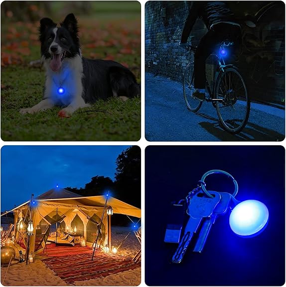 Pandativ pentru catei, Zola®, cu 3 moduri de iluminare, carabiniera metalica, lumina LED, albastru Pandativ pentru catei, Zola®, cu 3 moduri de iluminare, carabiniera metalica, lumina LED, albastru
